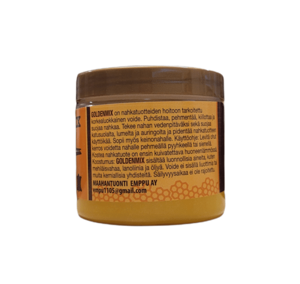 Goldenmix conditioner for leather products