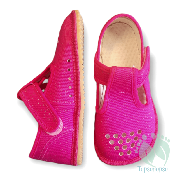 Beda pink barefoot indoor shoes