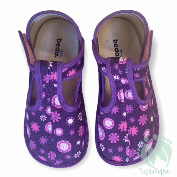 Beda barefoot indoor shoes with flowers