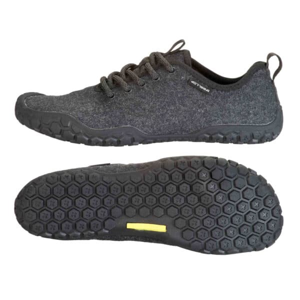 Ballop Corso Wool Dark barefoot shoes