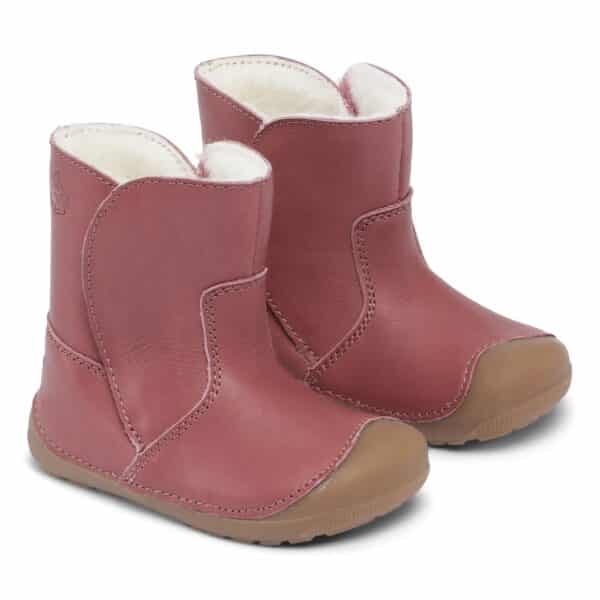 Bundgaard Petit Winter Boot Dark Rose barefoot shoes