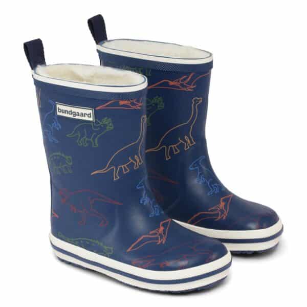 Classic Rubber Boot Winter DInosaur