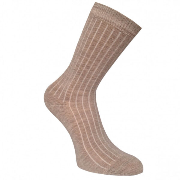 Merino wool socks Vegateksa Brown Melange