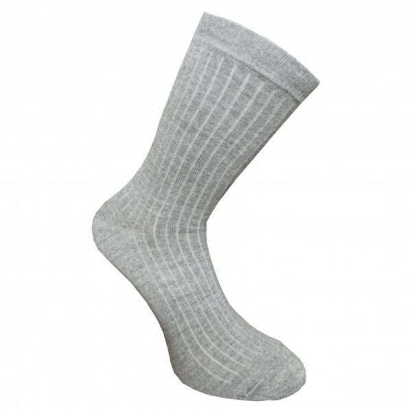 Light grey merino wool socks