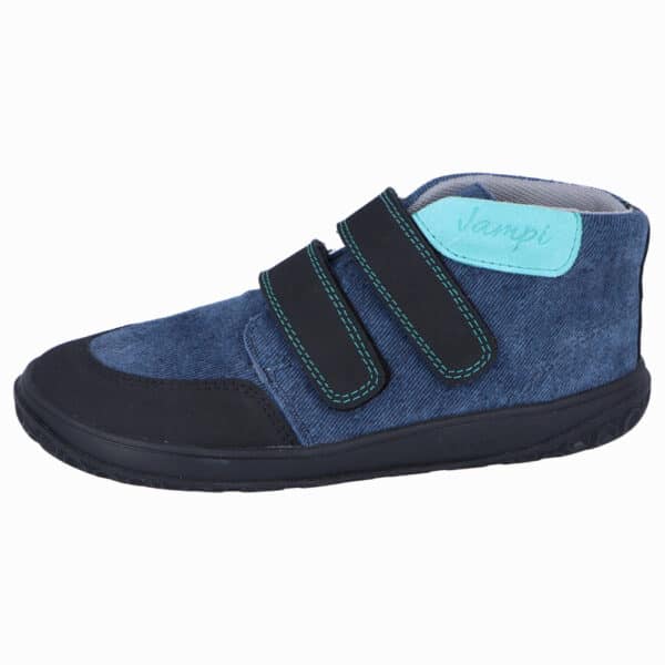 Jampi Kids Ella barefoot boots blue jeans