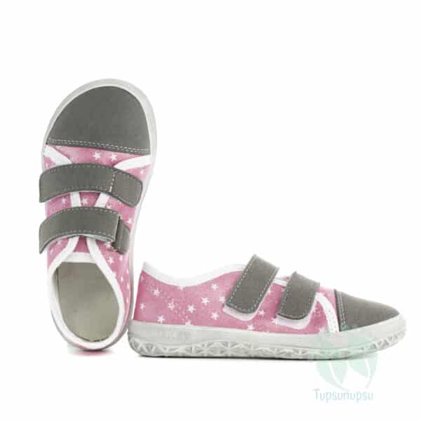 Jonap Airy Pink Stars barefoot tennis shoes