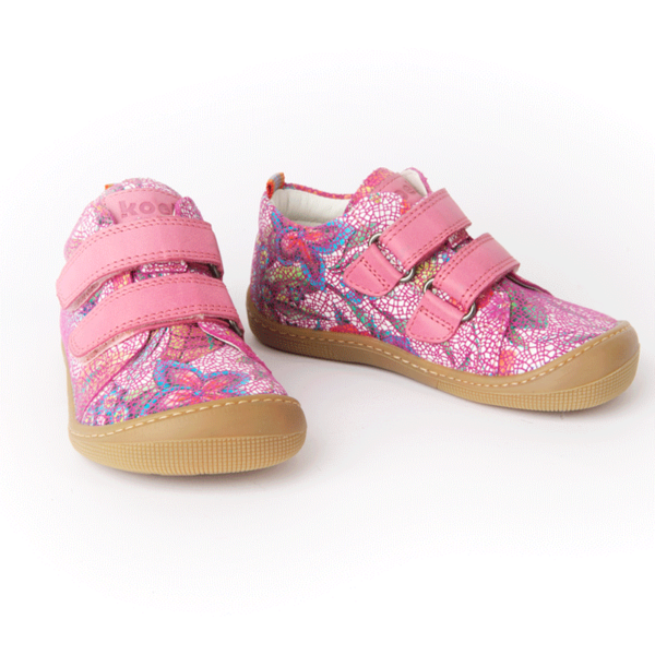 Koel Danny Fuchsia Flower barefoot shoes