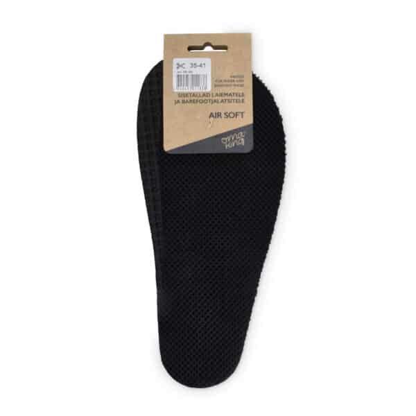 Air soft insoles for barefoot shoes