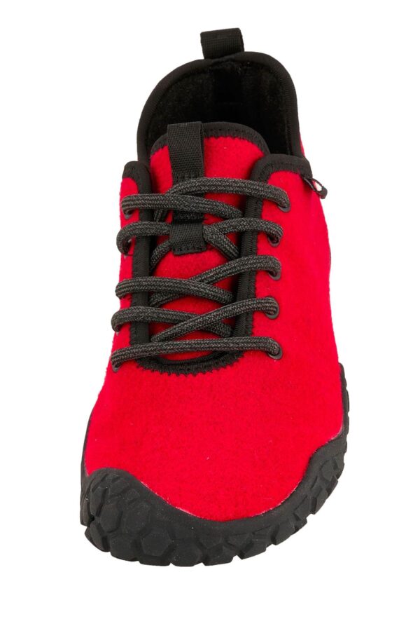 Ballop Corso Red woolbarefoot shoes