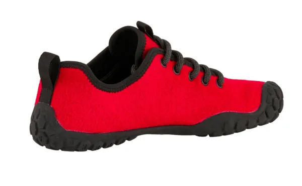 Ballop Corso Red woolbarefoot shoes