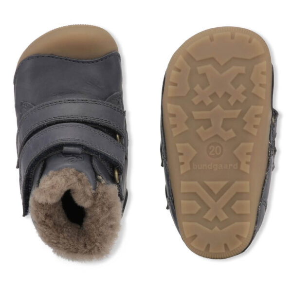 BUndgaard Petit Lamb II Navy barefoot shoes