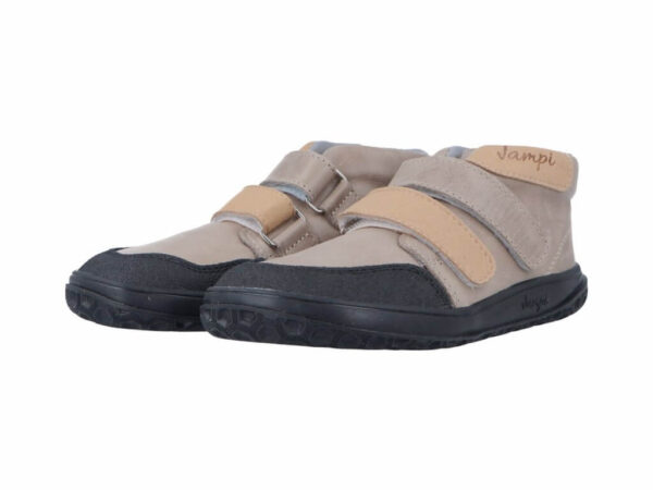 Jampi Kids Ella Taupe barefoot shoes