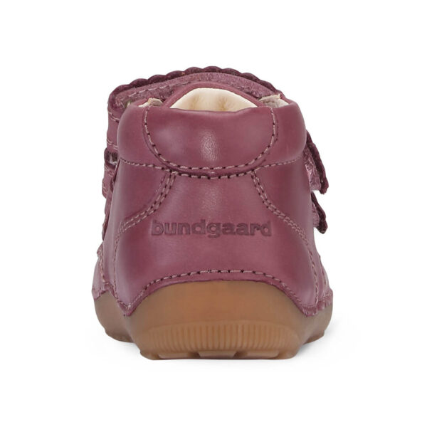 Bundgaard Petit Velcro Blonde Dark Rose barefoot shoes