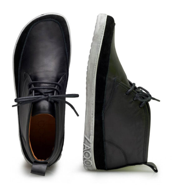 Zaqq Quitman Black barefoot shoes