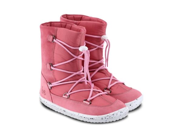 Barefoot shoes Be Lenka Snowfox Rose Pink winter boots