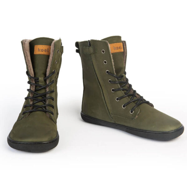 barefoot boots for women winter boots koel faro khaki